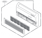 3721A10092G Panel Assembly,Front(Indoor)