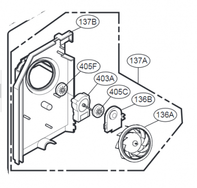 AHV73809807 Shroud Assembly,Freezer