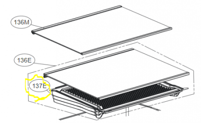 MCK71425201 Cover,Tray