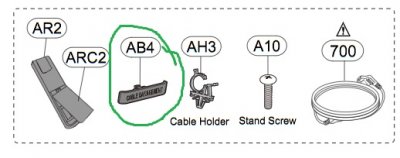 Kabel fäste / Bracket MAZ66544703