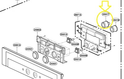 4941W1N007A Knob Assembly
