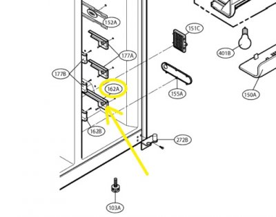 4975JQ1003A Guide Assembly,Rail