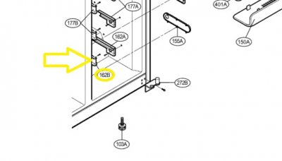 4975JQ1003B Guide Assembly,Rail UTGÅTT
