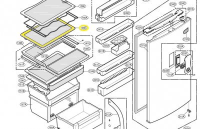 5027JA2071A Shelf Assembly,Refrigerator