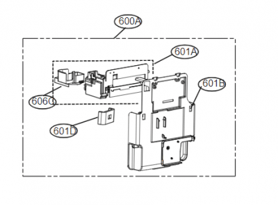 ACZ74070604 Dispenser Assembly,Ice