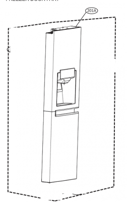 ADD75176269 Door Foam Assembly,Freezer