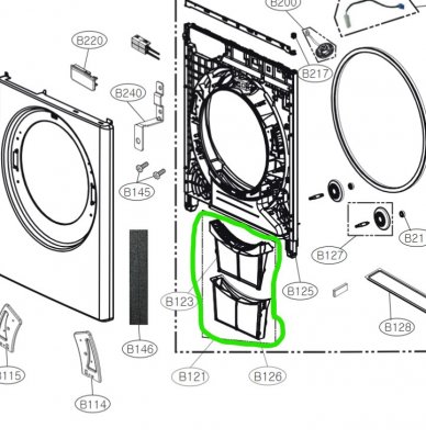 AGM75510713 Filter,Parts Assembly, Ludd filter