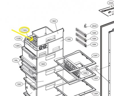 AJP73817601 Tray Assembly,Ice