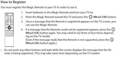 Fjärrkontroll AKB75455601