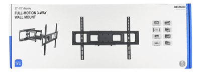ARM-1203 Väggfäste 37"-70", tilt, svängbar, curved-tv