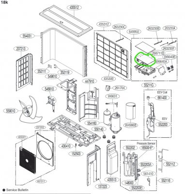 EBR79441203 PCB Assembly,Inverter