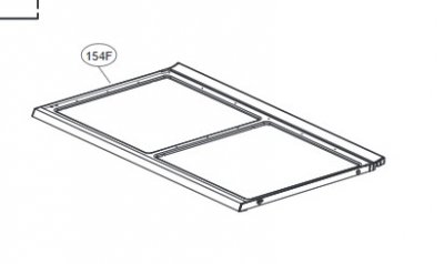 Cover Assembly,Tray Vegetable ACQ86036111