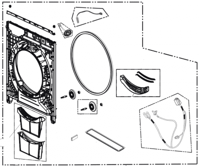 ACQ90043011 Cover Assembly,Front