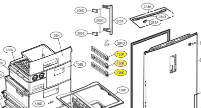 AEC73778001 Guide Assembly,Rail