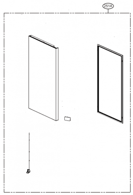 ADC30017202 Door Assembly,Home Bar
