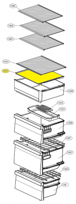 MCK69145801 NEDERSTA HYLLA KYL