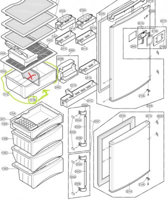 Nedre kyllåda AJP30690002 (utgått)