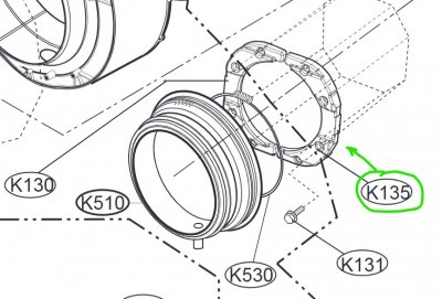 Balansvikt MAG62183202 fram höger