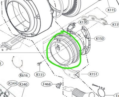 MDS66651624 Bälg / Gasket