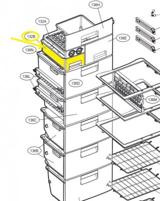 MKK62642401 Bucket,Ice