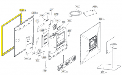 ABJ75327420 Cabinet Assembly