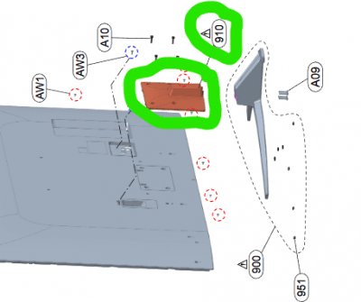 MAZ67455310 Bracket,Stand
