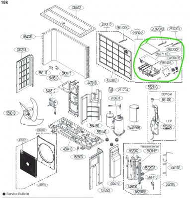 ABQ74960606 Case Assembly,Control(Outdoor)
